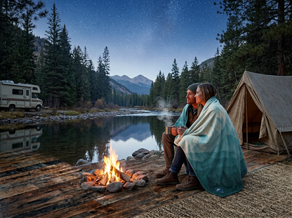 "Front Range" Sherpa Fleece Blanket