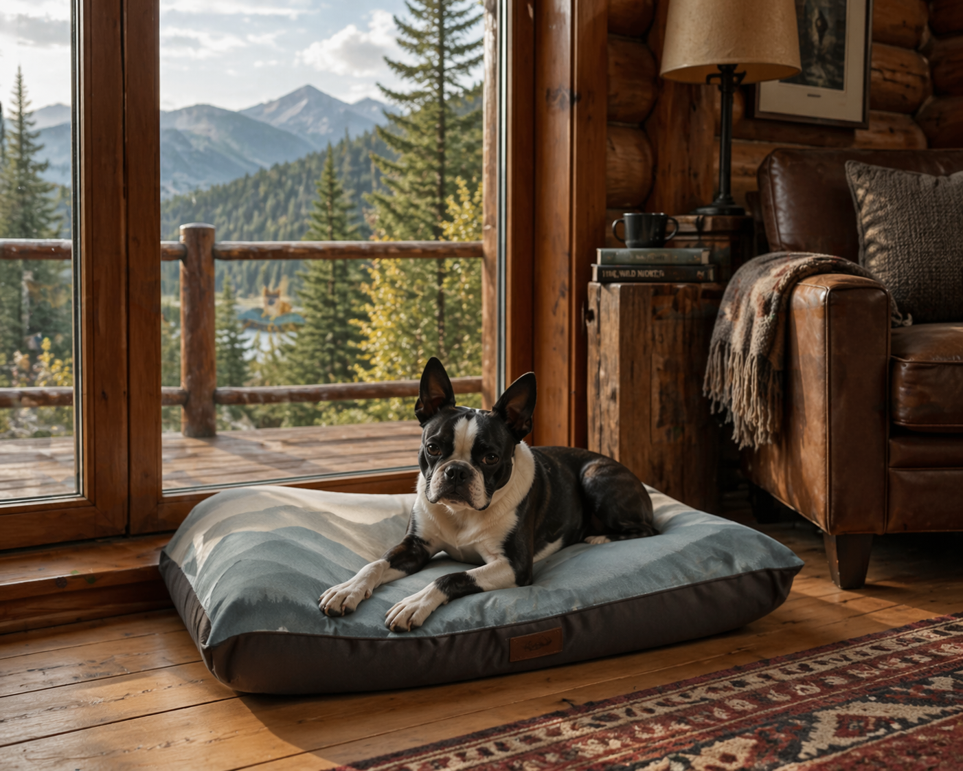 "Fog Forest" Pet Bed