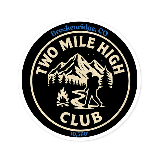 Two Mile High Club - Round Stickers