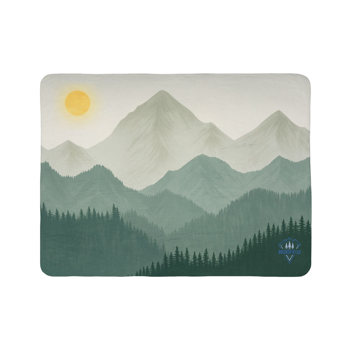 "Sunscape" - Sherpa Fleece Blanket