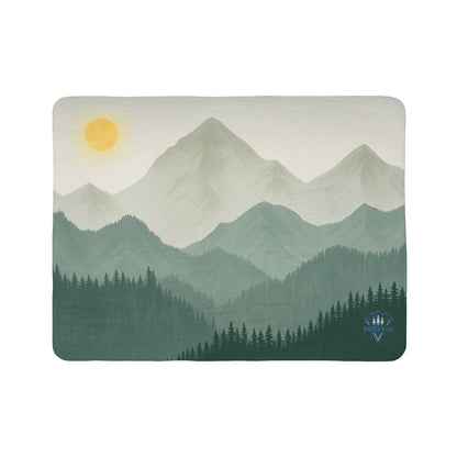 "Sunscape" - Sherpa Fleece Blanket