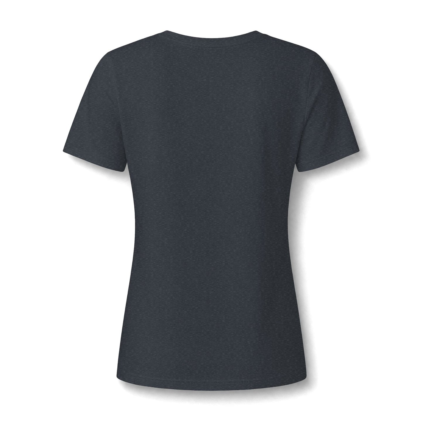 Women's Relaxed Heather CVC V-Neck Tee
