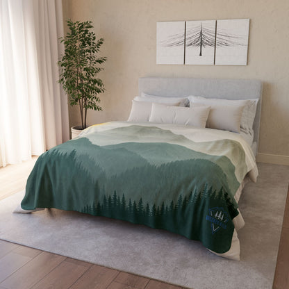 "Sunscape" - Sherpa Fleece Blanket