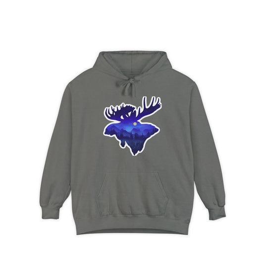 Blue Moose Mountain - Pull-over Hoodie