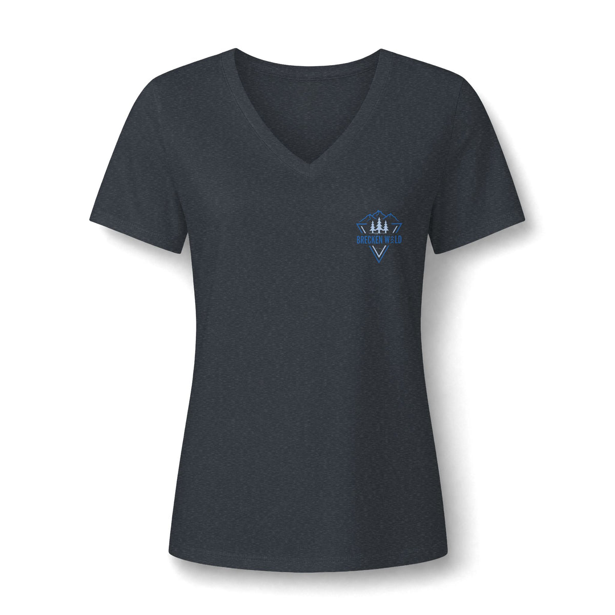 Women's Relaxed Heather CVC V-Neck Tee