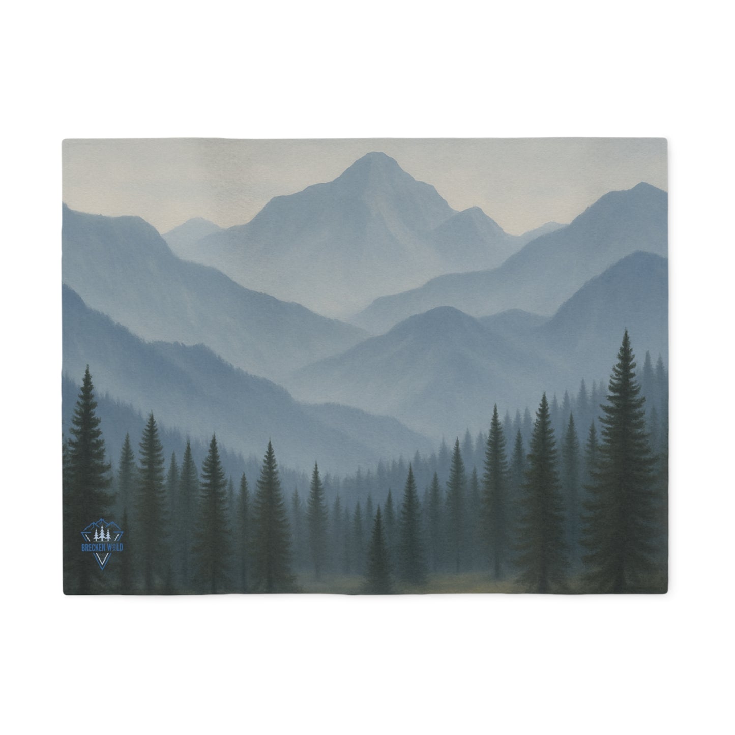 "Fog Forest" Sweatshirt Blanket