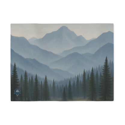 "Fog Forest" Sweatshirt Blanket