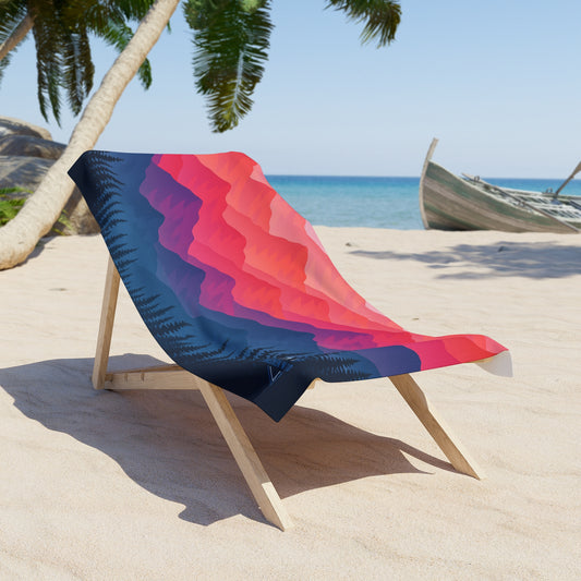 Colorscape Mountain Beach Towel