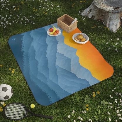 "Sky Fire" - Outdoor Picnic Blanket