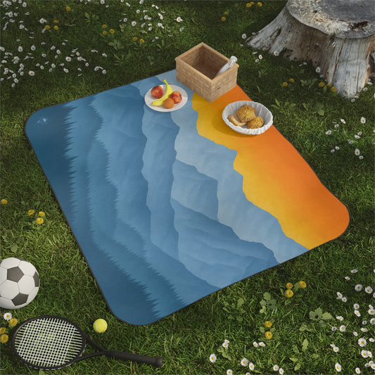 "Sky Fire" - Outdoor Picnic Blanket