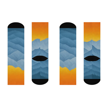 "Sky Fire" Socks