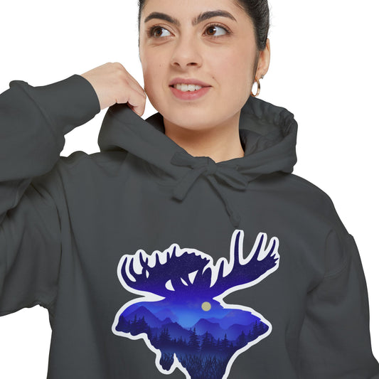 Blue Moose Mountain - Pull-over Hoodie