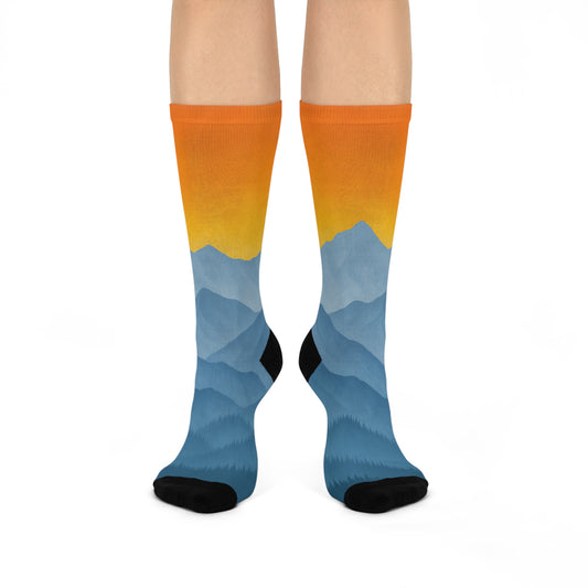 "Sky Fire" Socks