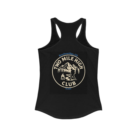 Women's "Two Mile High Club" Super Soft Razor Back Tank Top