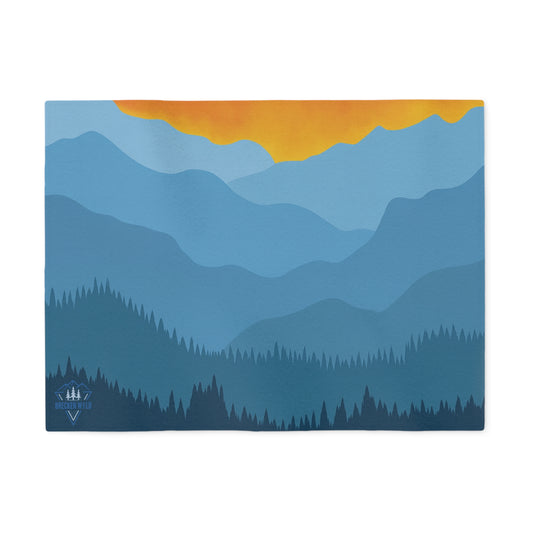Sunset Mountainscape -Cozy Sweatshirt Blanket